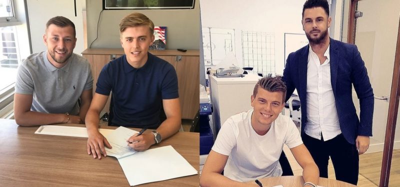 Lewis Bryon and Ollie Webber sign Professional Contracts 
